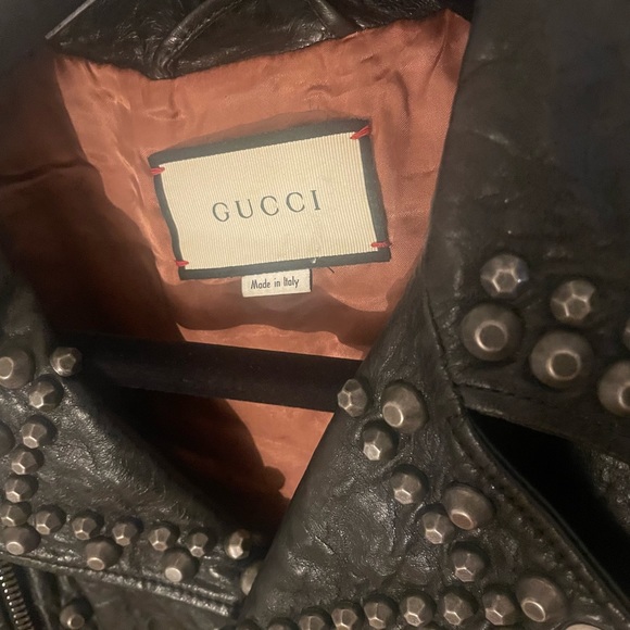 Gucci Black Leather Jacket - Looney Tunes - Picture 3 of 14